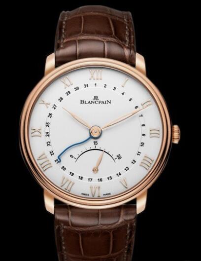 Review Replica Blancpain Villeret Ultraplate Petite Seconde Rétrograde Watch 6653Q 3642 55B Red Gold - Alligator Bracelet